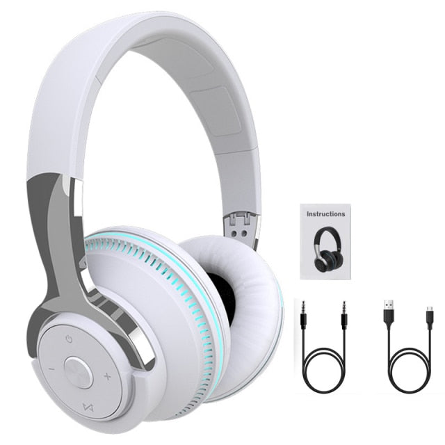 Bluetooth Headphones Head-mounted Noise Reduction Wireless Headset