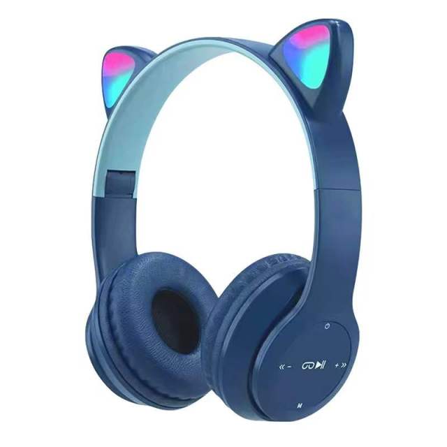 Bluetooth 5.0 Earphones Big Cat Ear Gaming Earphone Wired Headset Gamer