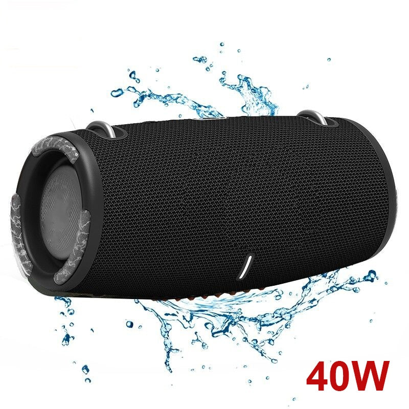 x5 Powerful 40W Bluetooth Speaker Wireless Subwoofer TWS Hight power  Waterproof Portable Music system big column soundbar